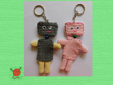 Klaus und Berta Schlüsselanhänger