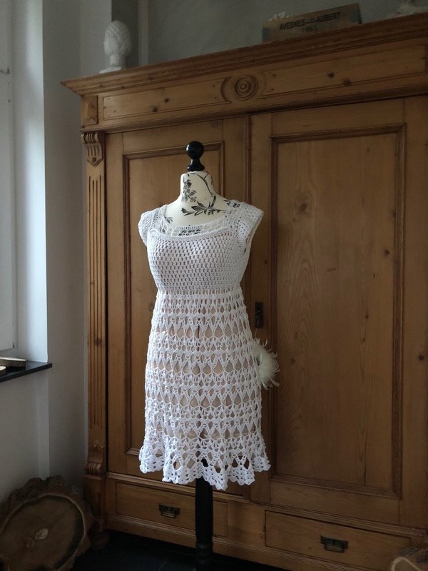 Häkelanleitung Kleid "Maiglöckchen" - alle Größen - Bild 7