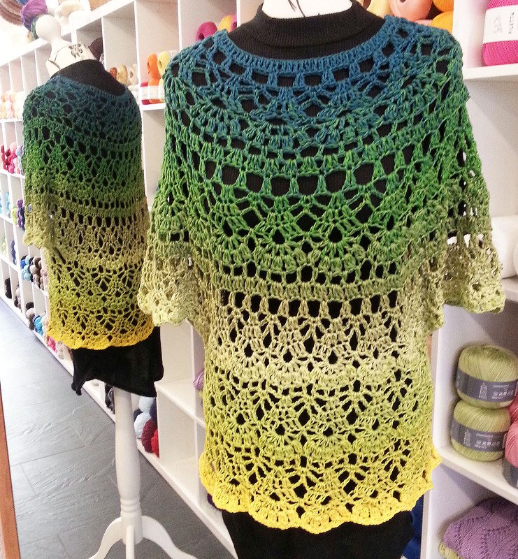 Häkelanleitung Shirt Gr. 38 bis 52 - Bild 2