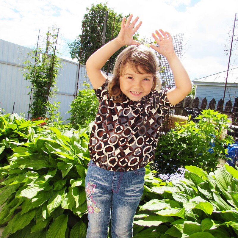 Dress and blouse for girls, toddler, baby, PDF sewing pattern, to fit 1 to 7 years. - Image 2