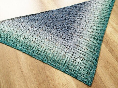 Häkelanleitung Tuch Gretchen