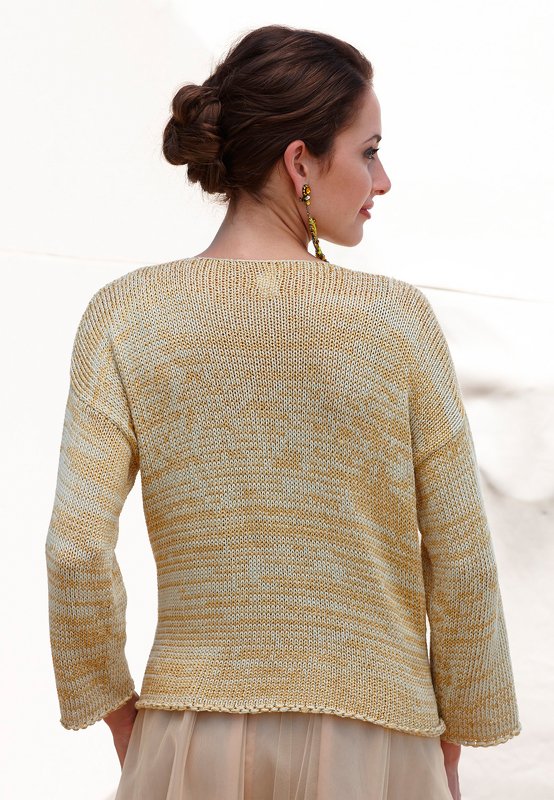 Strickpulli Virginia mit gedrehtem Vorderteil - Bild 3