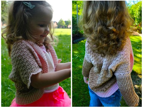 Häkelanleitung Cardigan (2 Varianten) alle Größen (Kinder+Erwachsene)