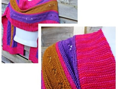 Strickanleitung Jaipur, Stola, Tuch