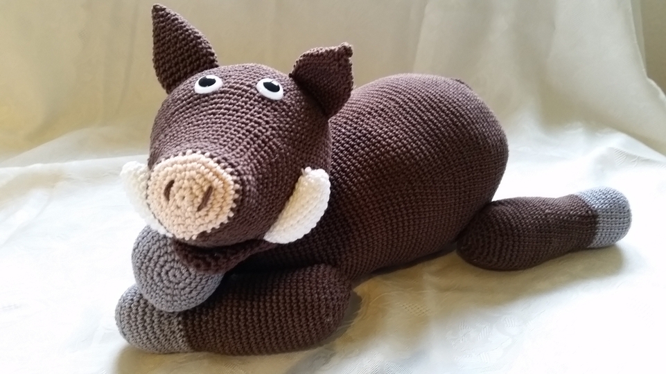 Häkelanleitung "Wildschwein Gregor Grunz"