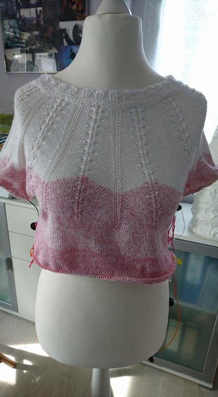 Das Schneechen-Raglan von oben mit Rundpasse - Bild 7