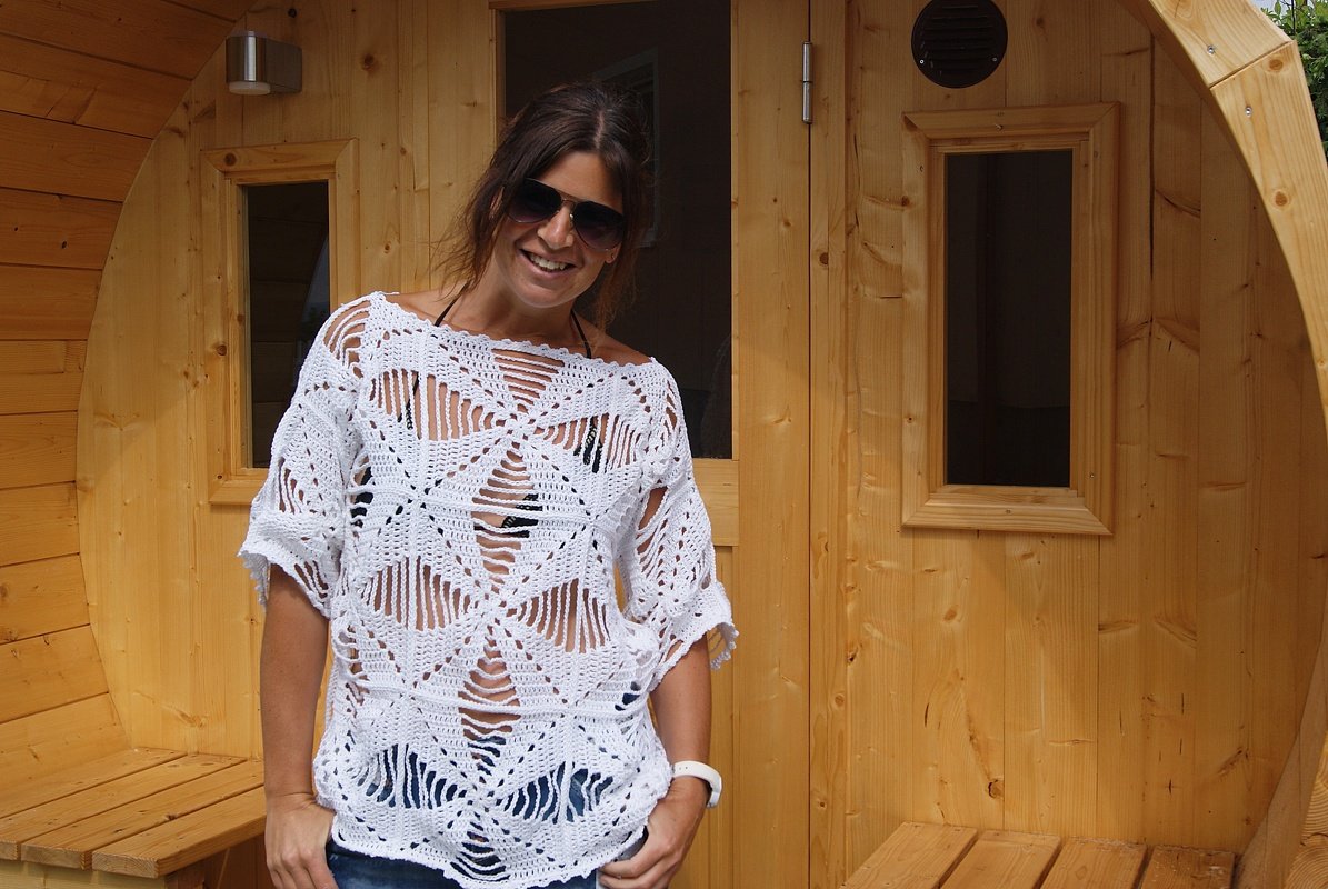 Shirt Fête BLANCHE in Oversizelook (Gr. S/M, L/XL) - Bild 2