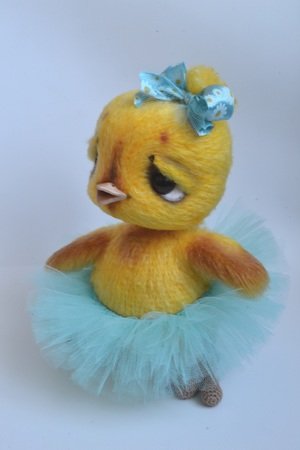 199 Crochet Pattern - Little Chicken Balarina - Amigurumi soft toy PDF file by Ogol CP