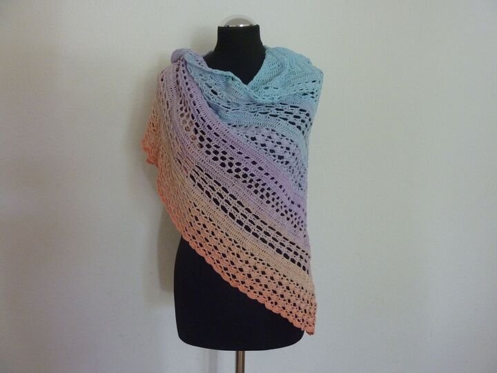 Häkelanleitung - Tuch "Softly"