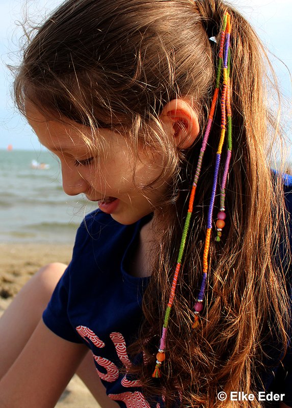 Hairwraps "Summertime" - cooler Haarschmuck - Basteln mit Kindern - Kindergeburtstag - Bild 3