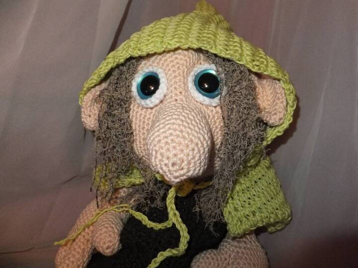 Waldkobold Waldemar zum Häkeln - XXL