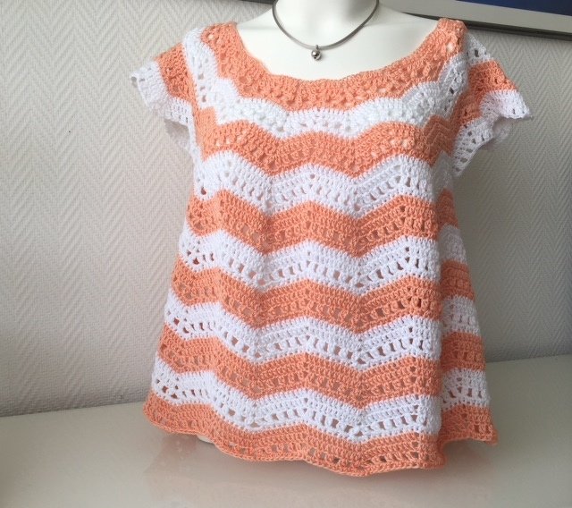 Häkelanleitung ZickZack Shirt (Kleid) (S/M und L/XL) - Bild 7