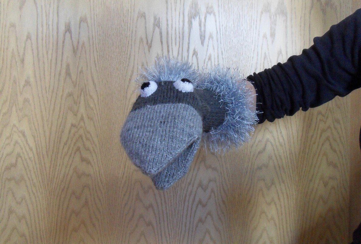 Geier Felix Handpuppe