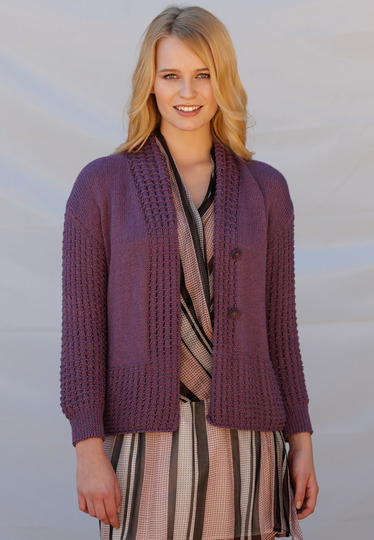 Strickanleitung verschlussloser Cardigan Robina