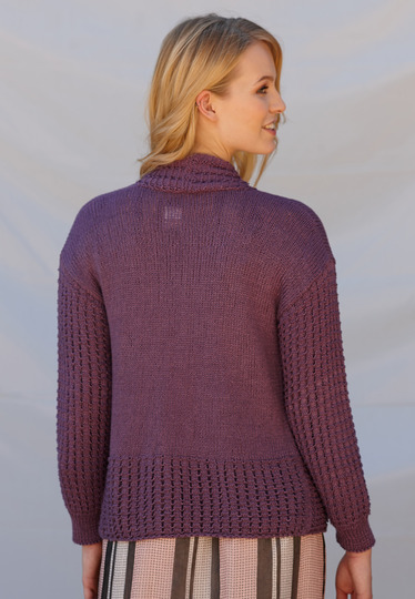Strickanleitung verschlussloser Cardigan Robina