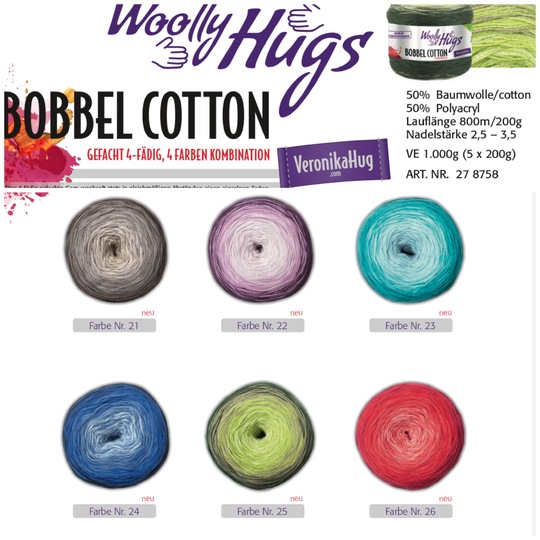 Weste Blütengrafik aus 1 BOBBEL-COTTON gehäkelt