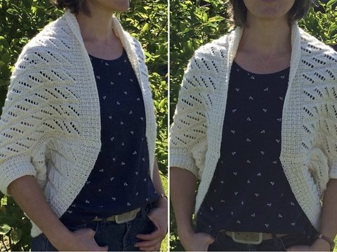 Strickanleitung für Ärmelschal "Daisyflower"