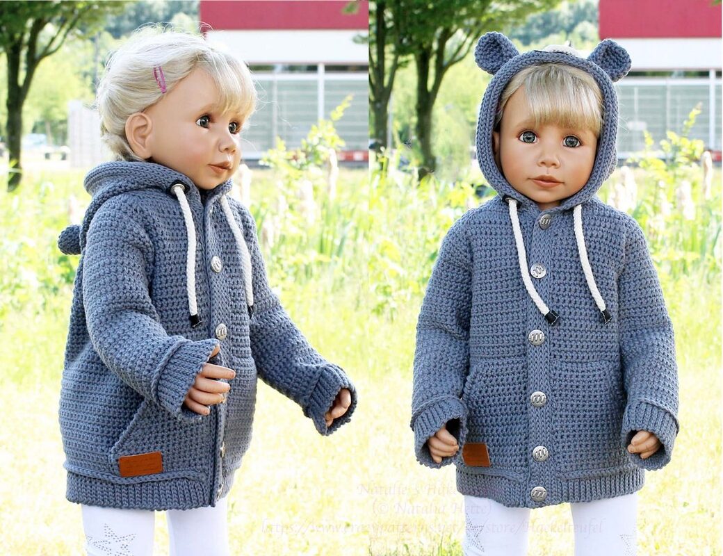 Hoodie "Mouse" for adults/children, size 2 y.-XXL (raglan)