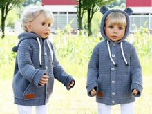 Hoodie "Maus" für Erwachsene und Kinder, Gr. 92 bis XXL (Raglan, einfach, schnell)