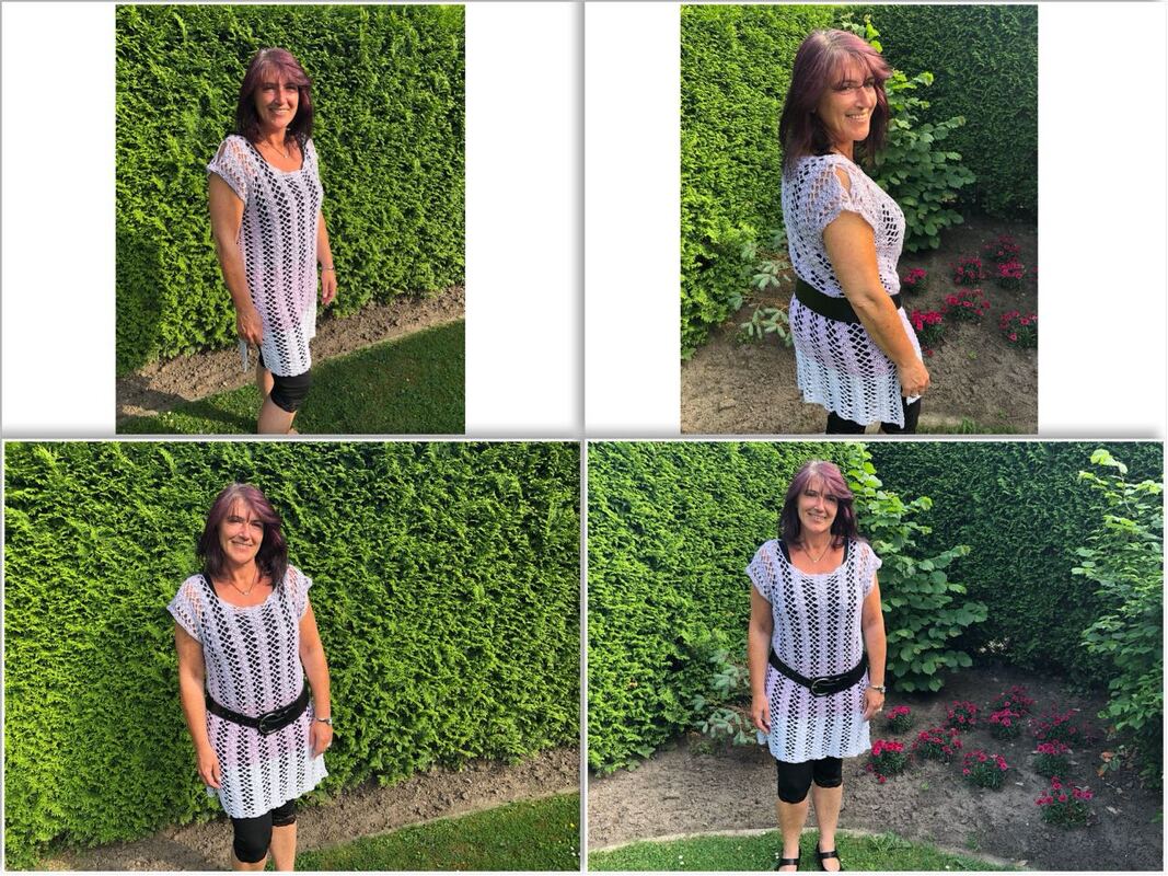 Häkeln Top/Tunika/Kleid "Elchen" alle Größen