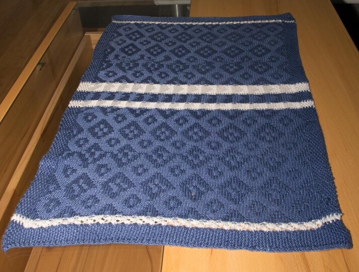 Strickanleitung_    Tischläufer-Raute