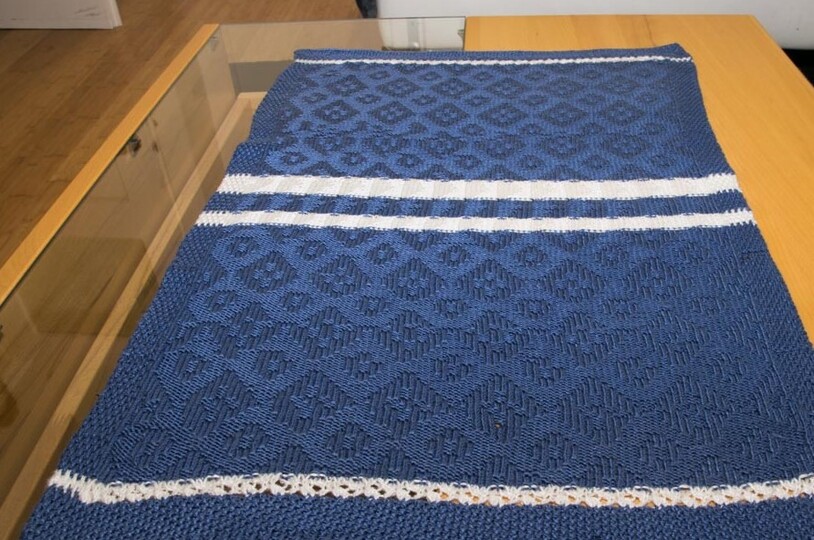 Strickanleitung_    Tischläufer-Raute