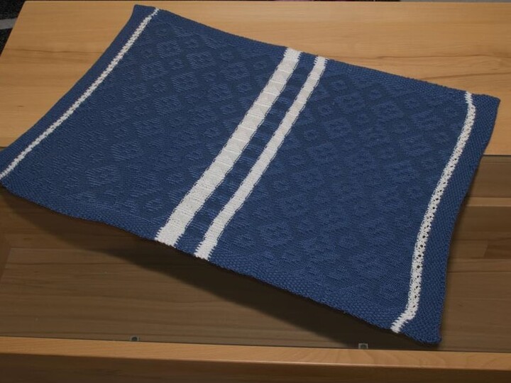 Strickanleitung_    Tischläufer-Raute