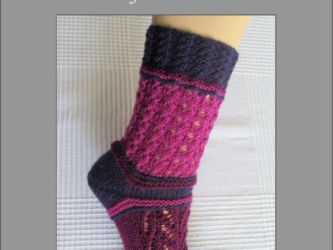 Sockenmuster "Lemara" gestrickt - Gr.34-47