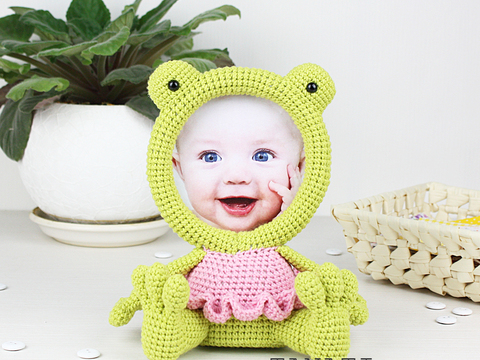 Häkelanleitung “Bilderrahmen KRÖTE”