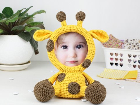 Häkelanleitung “Bilderrahmen GIRAFFE”