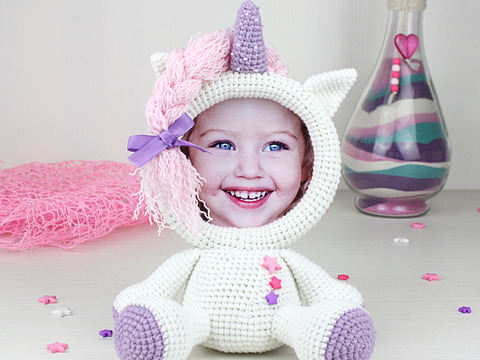 Häkelanleitung “Bilderrahmen EINHORN”