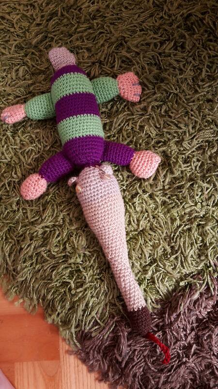 Ameisenbärbaby Anna mit Kuschelameise - Bild 2