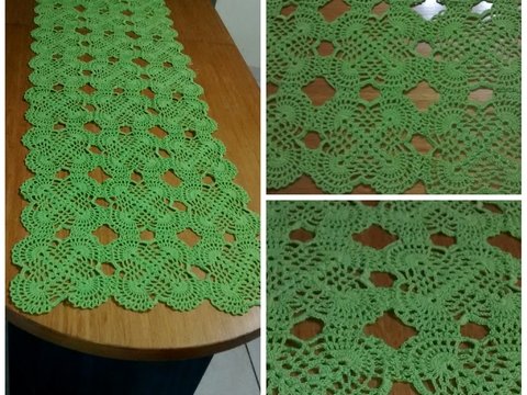 Tischläufer Häkelanleitung PDF english-deutsch-dutch ternura amigurumi