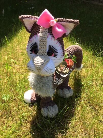 Deko Katze Holly Molly