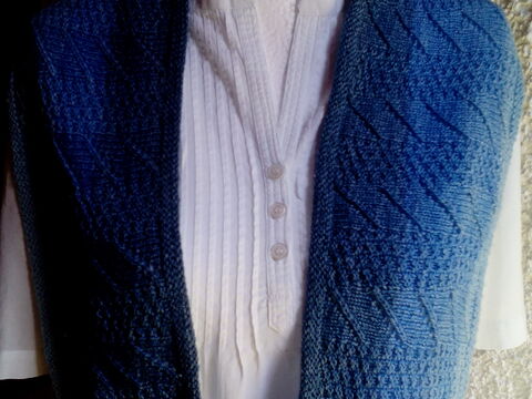 Strickanleitung Loop Blauer Traum