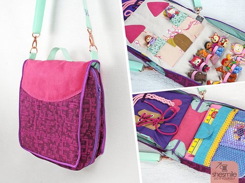 Aufbewahrungstasche "OllyOrganizer" (Nähanleitung & Schnittmuster)