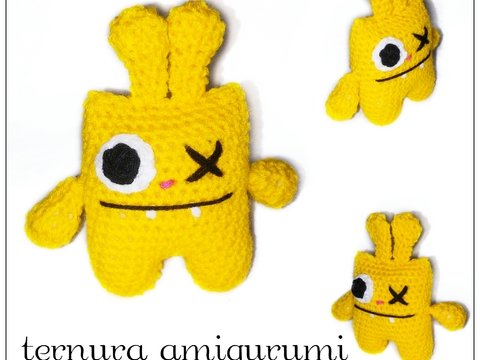 Häkelanleitung monster PDF english-deutsch-dutch ternura amigurumi