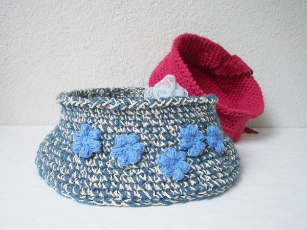 crochet pattern basket 2 and more sizes, decoration