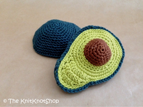 Häkelanleitung Obst Avocado