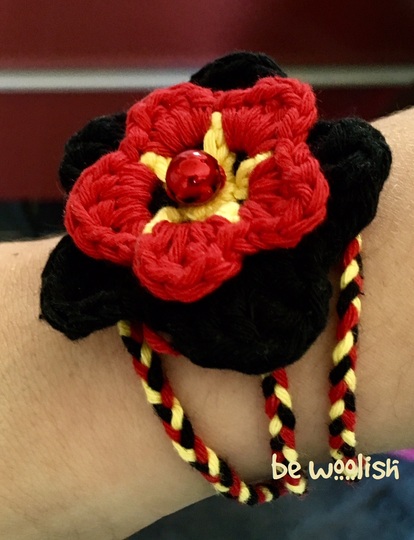 WM - Komplettset Deutschland / Fan - Häkelanleitung - Haarband, Armband, Beanie, Fußballherz uvm.