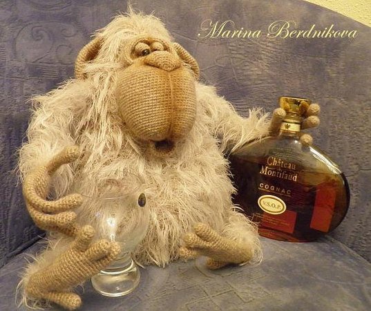 086 Crochet Pattern - Monkey Orang-utan Gunya - Amigurumi PDF file by Pertseva CP