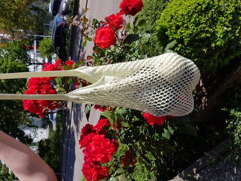 Netztasche gehäkelt, Einkaufsnetz