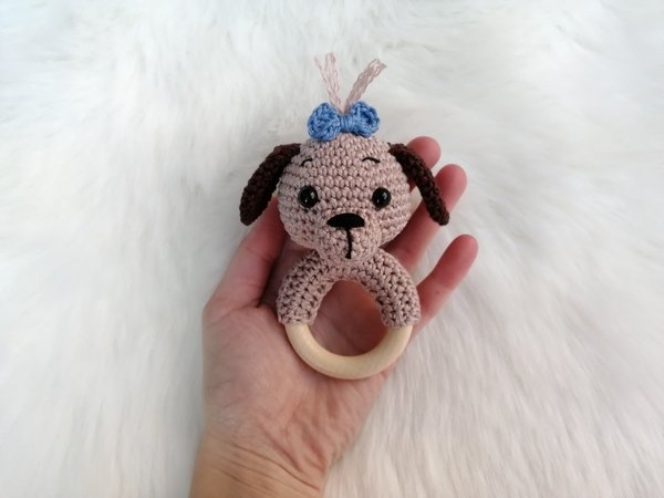 Dog Rattle - Crochet Pattern