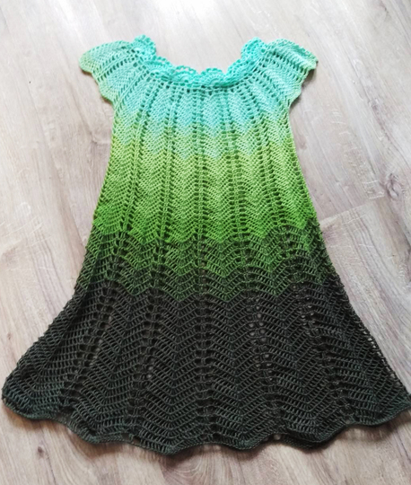 Häkelkleid/Tunika "Flausi" Größe 34-44