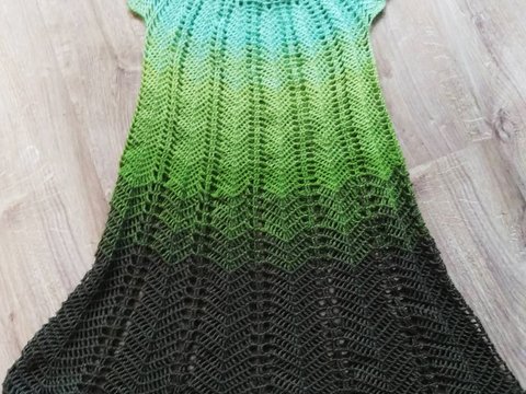 Häkelkleid/Tunika "Flausi" Größe 34-44