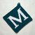 Letter "M" Potholder Crochet Pattern - for beginners