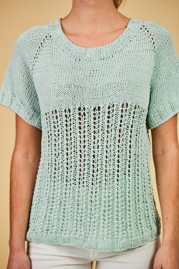 Raglanpulli Eisbonbon aus NOBLY von Woolly Hugs stricken