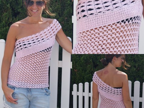 Häkel-Top CLEOPATRA (für alle Größen leicht anzupassen)