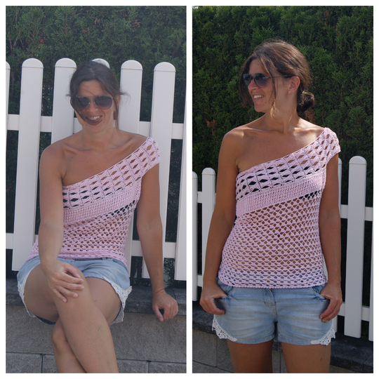 Häkel-Top CLEOPATRA (für alle Größen leicht anzupassen)