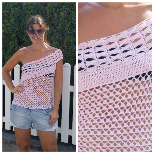 Häkel-Top CLEOPATRA (für alle Größen leicht anzupassen)